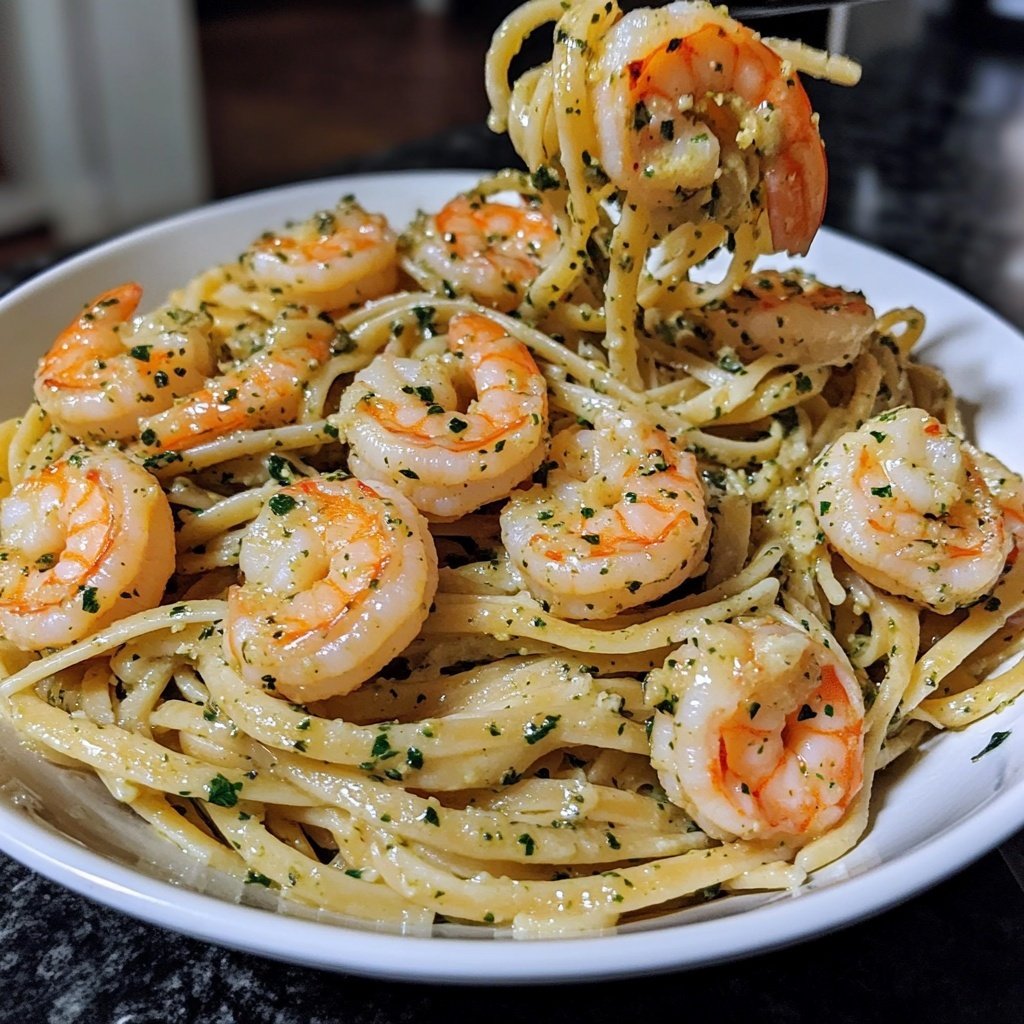 15-Minute Garlic Shrimp Pasta