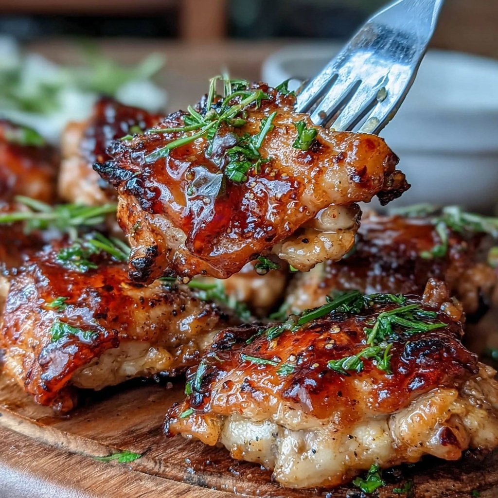 Healthy Chicken With Honey Mustard Glaze
