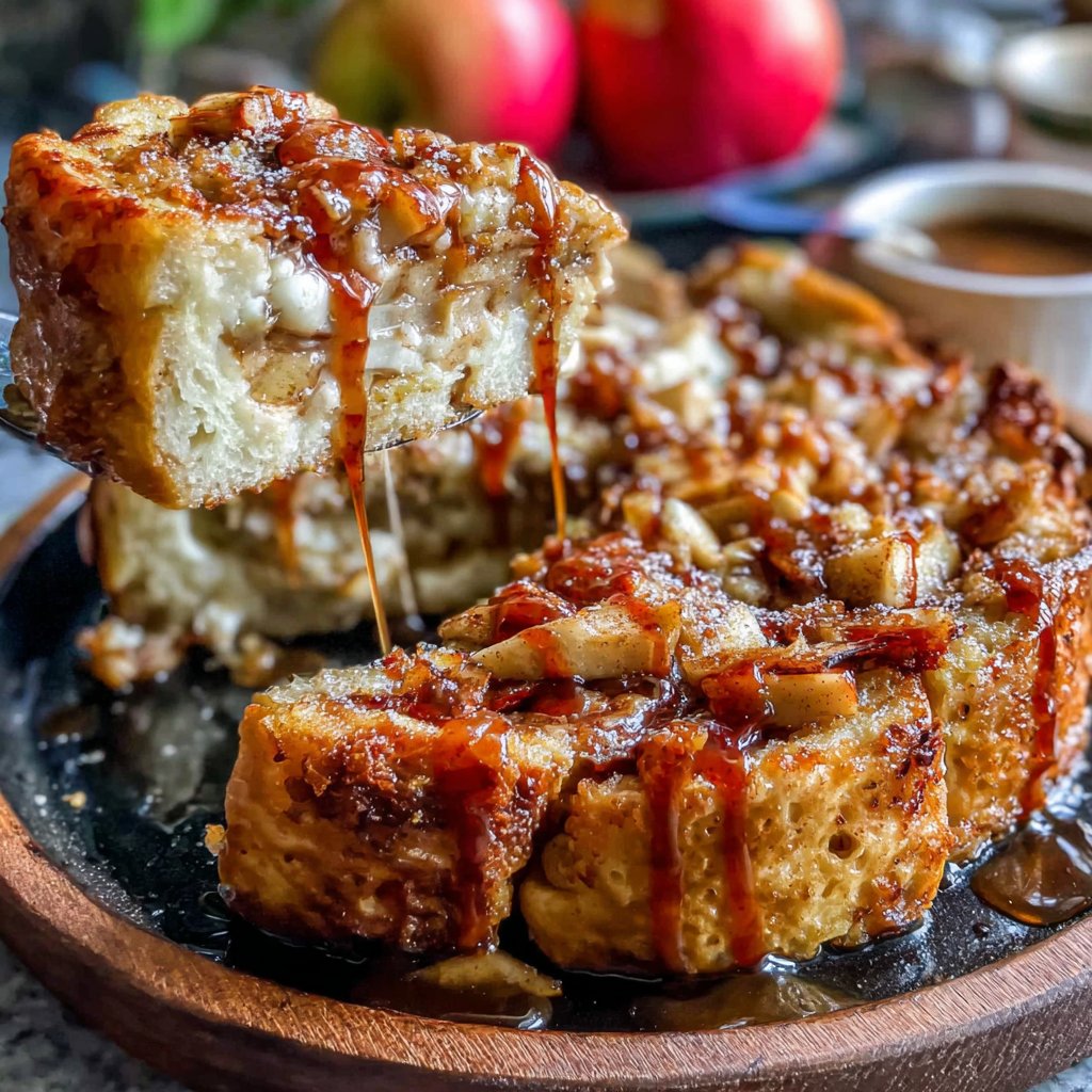 Apple Cinnamon Baked French Toast