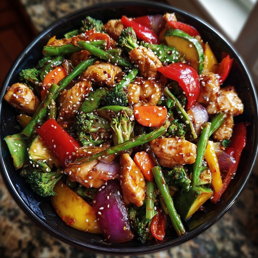 Healthy Chicken And Veggie Stir Fry