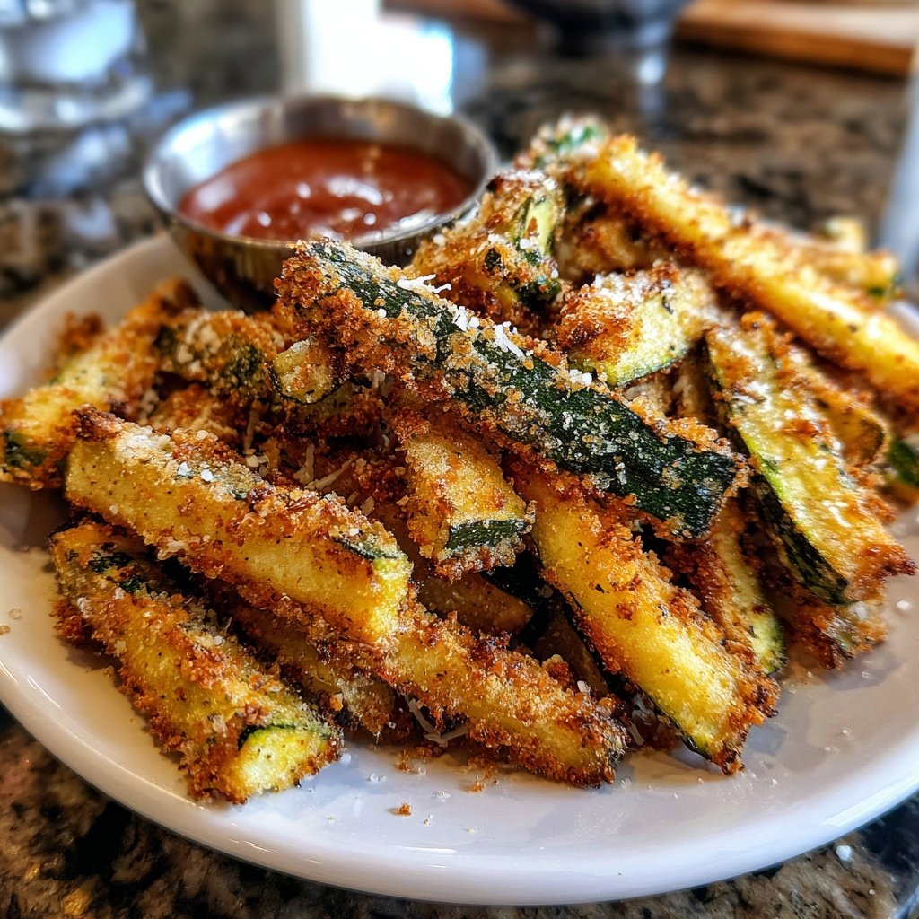 Crispy Zucchini Veggie Fries