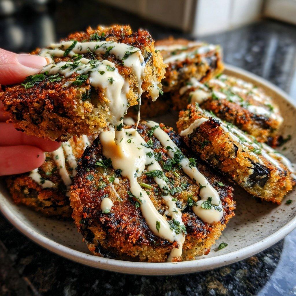 Crispy Eggplant Sliders