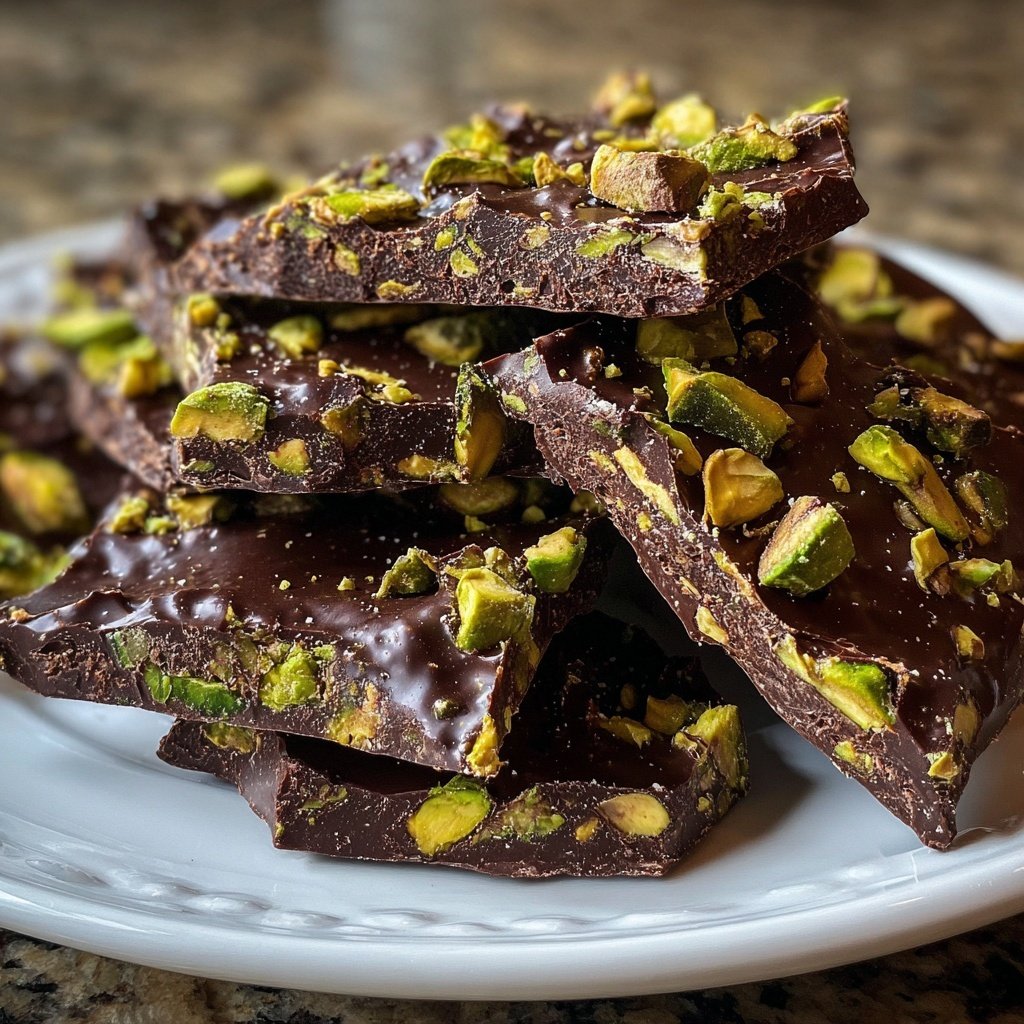 Chocolate Pistachio Bark