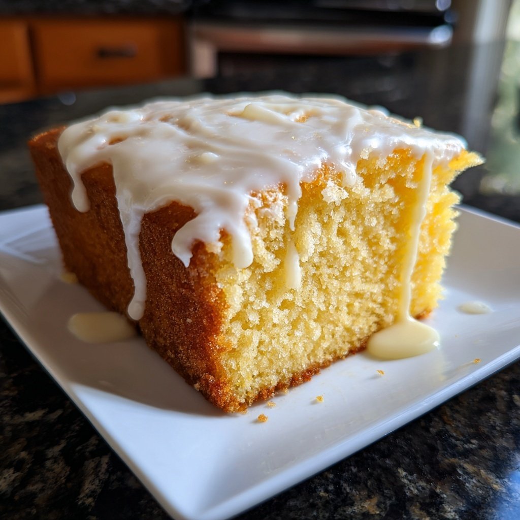 Simple Vanilla Sheet Cake