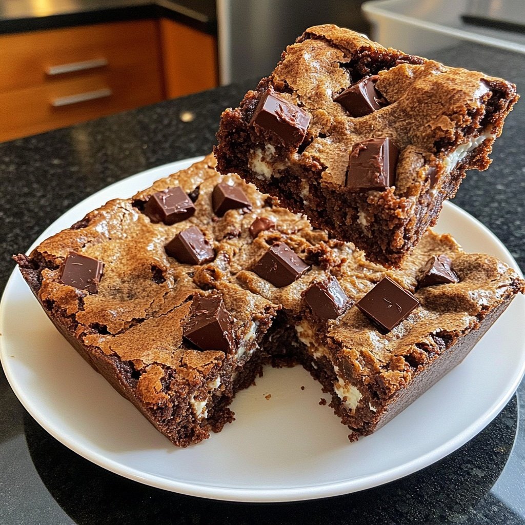 Cottage Cheese Brownies with Cinnamon