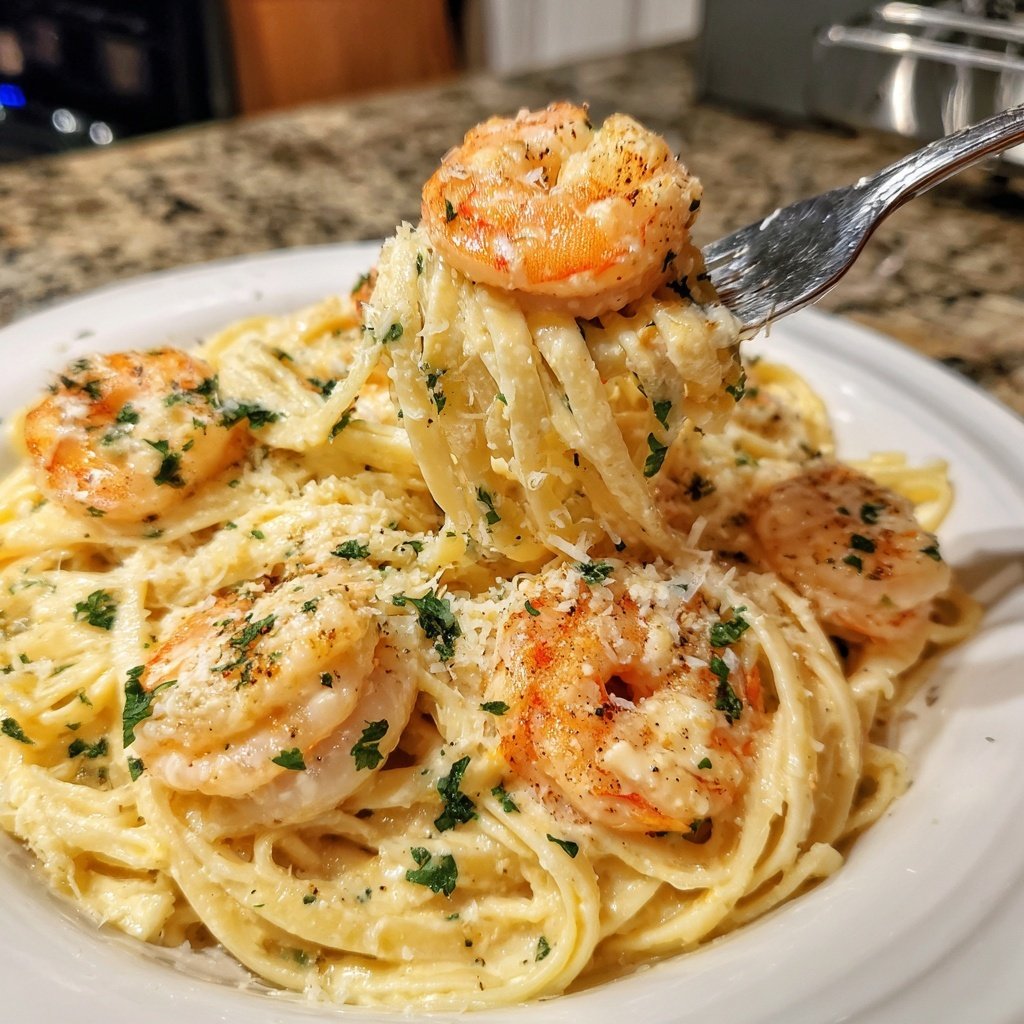 Shrimp Alfredo Pasta