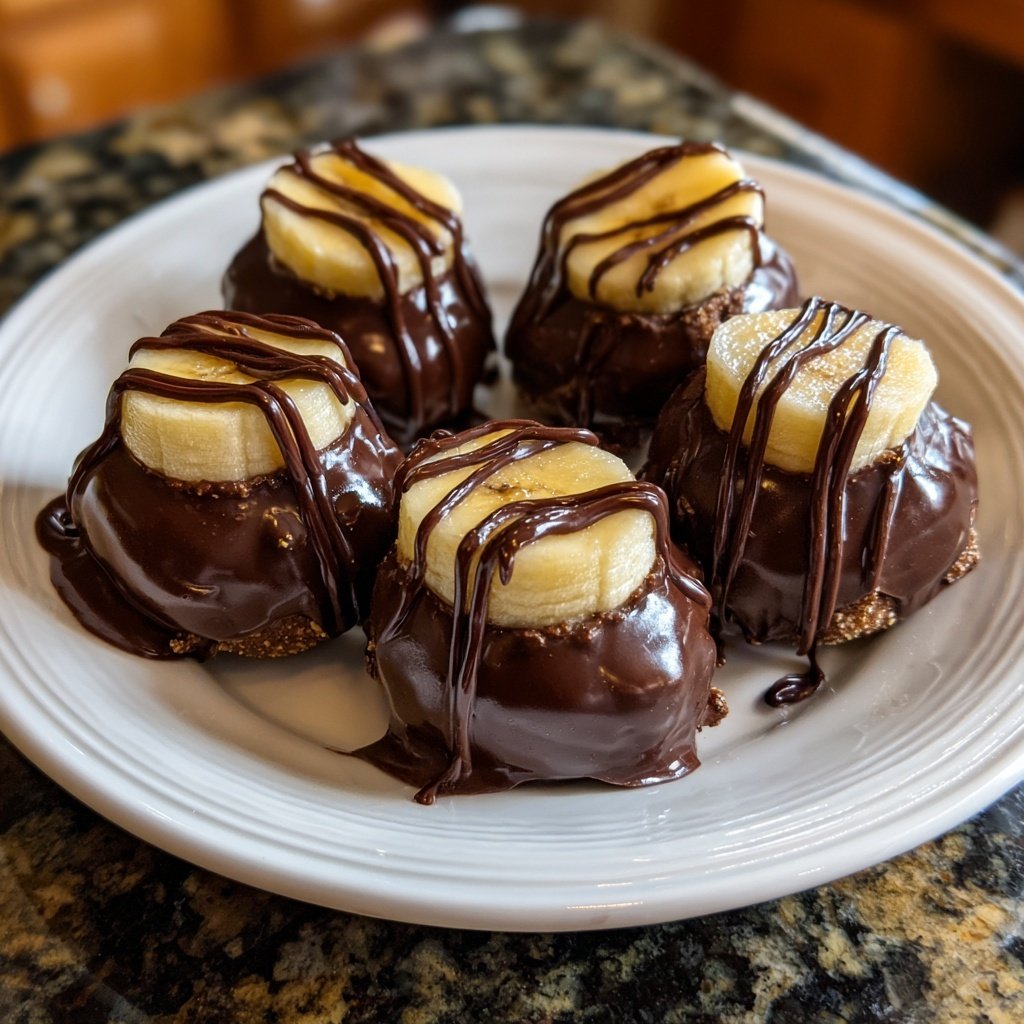Super Bowl Desserts Chocolate Banana Bites