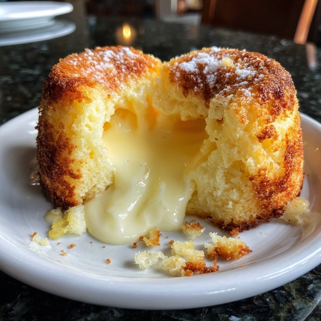 White Chocolate Lava Cakes