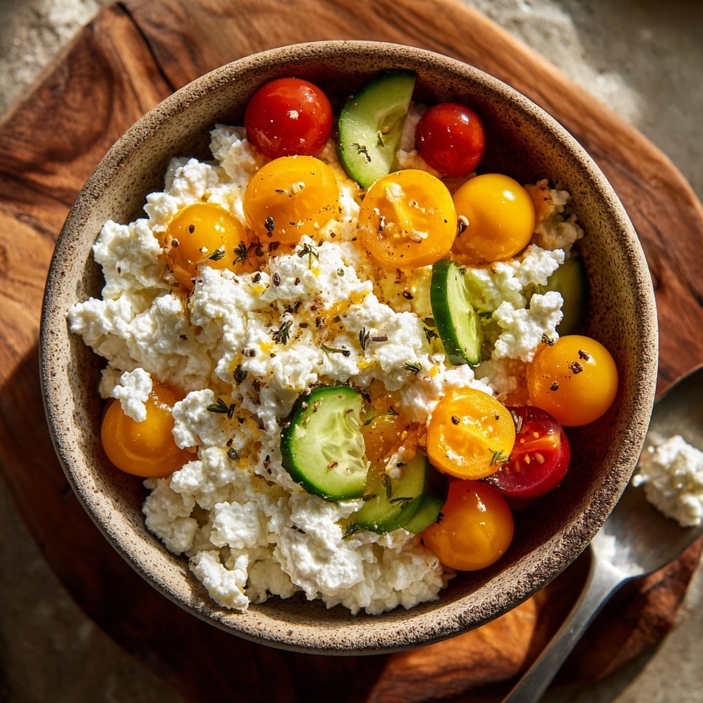 High Protein Cottage Cheese Dinner Bowl