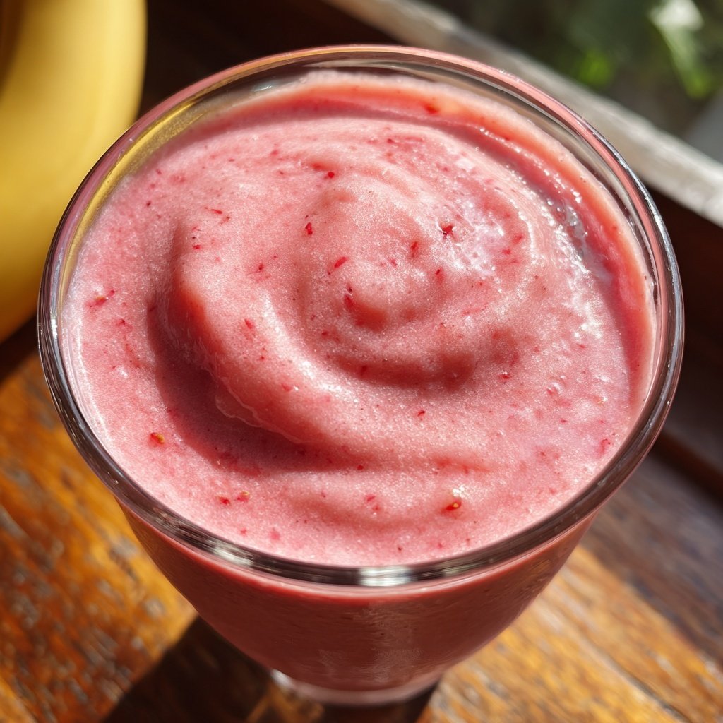 Fresh Strawberry Banana Smoothie