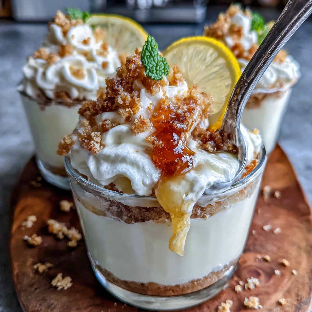 Limoncello Cream Dessert Cups