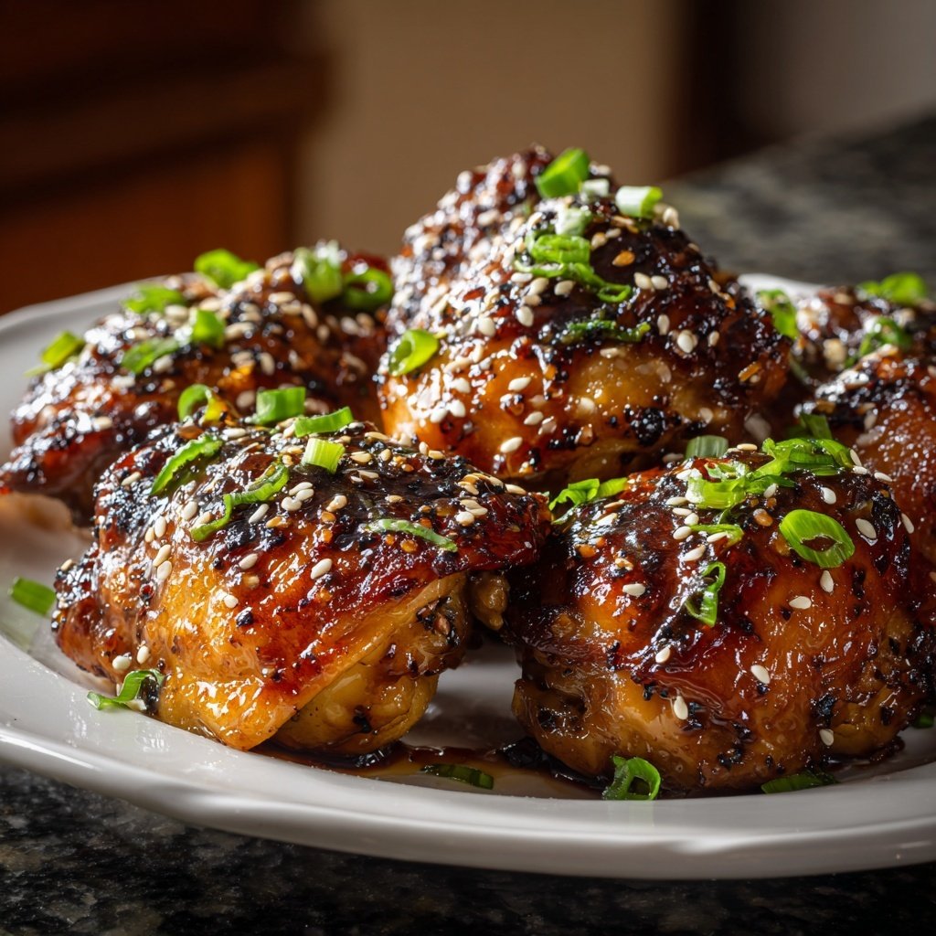 Baked Teriyaki Chicken Thighs