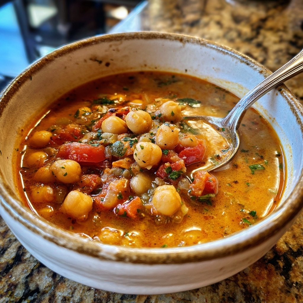 Mediterranean Chickpea Soup