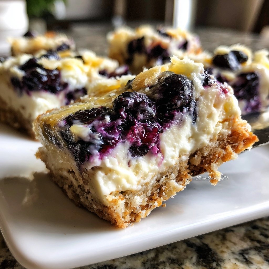 Blueberry Lemon Yogurt Breakfast Squares