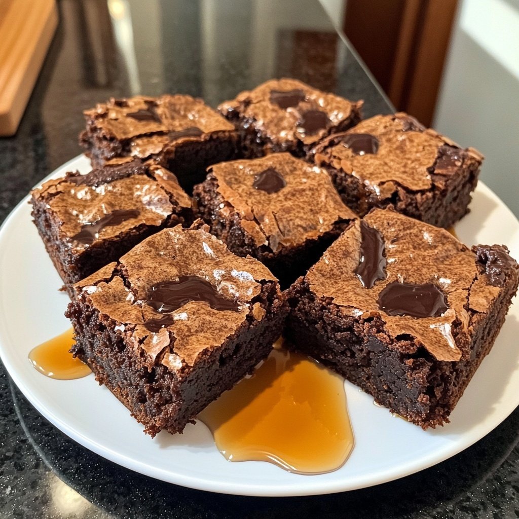 Cottage Cheese Brownies with Maple Syrup