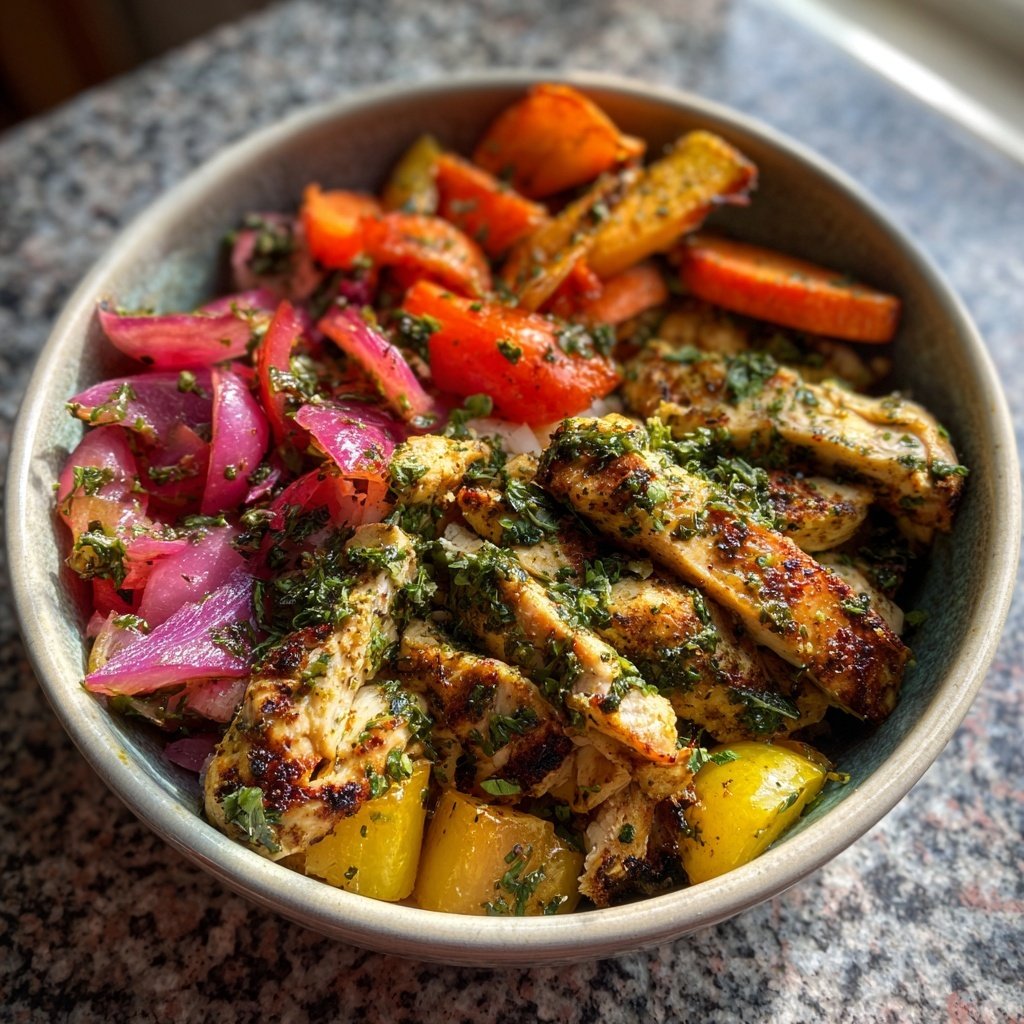 Easy Chicken Shawarma Bowl