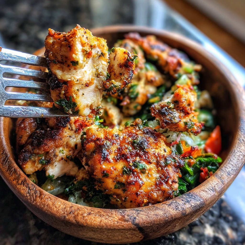 Grilled Lemon Herb Chicken Bowl